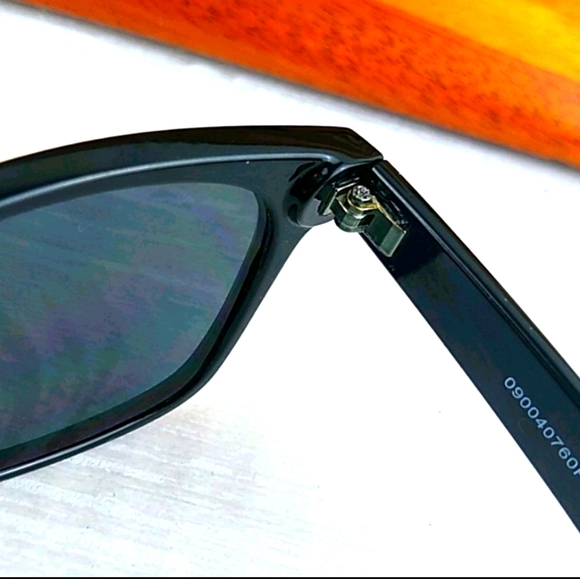 Black Wayfarer 100% UV Protection Sunglasses - Picture 11 of 12